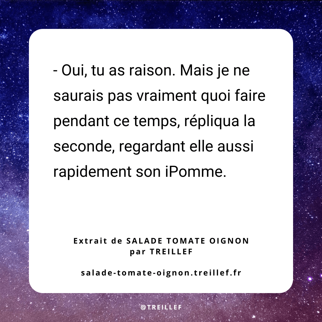 Extrait du livre Salade Tomate Oignon